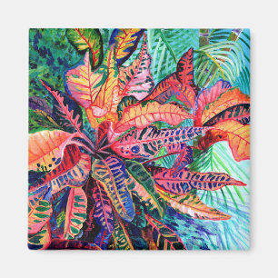 Hawaiian Tropical Leaves  Magnet