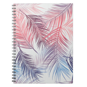 Hawaiian Tropical Palms: Stylish Seamless Notebook