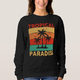 Hawaiian Tropical Paradise Hawaii Pineapple Tiki Sweatshirt
