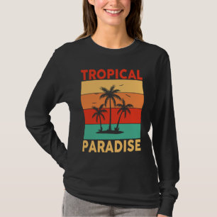 Hawaiian Tropical Paradise Hawaii Pineapple Tiki T-Shirt