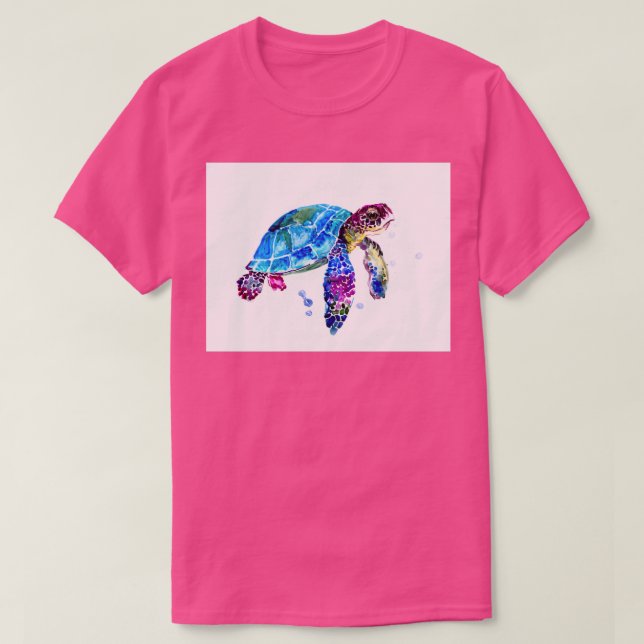 Hawaiian Turtle 1 T-Shirt (Design Front)