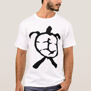 Hawaiian Turtle - black T-Shirt