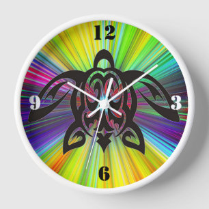 Hawaiian Turtle  Clock