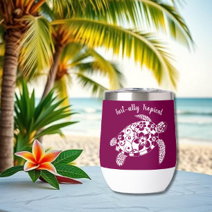 Hawaiian Turtle-Fisherman Aesthetic-Wine Colour