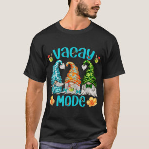 Hawaiian Vacay Mode With Cute Gnomies Funny Hawaii T-Shirt