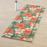 Hawaiian vibe colourful tropical flowers yoga mat<br><div class="desc">Embrace the tranquil Hawaiian vibes with this stunning design featuring vibrant tropical flowers in a seamless pattern. This aesthetic masterpiece is the ideal companion for your yoga practice on a tropical beach,  creating a serene and peaceful atmosphere for your sessions.</div>