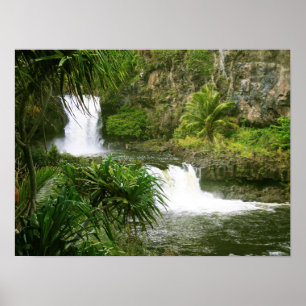 Hawaiian Waterfall1 Poster