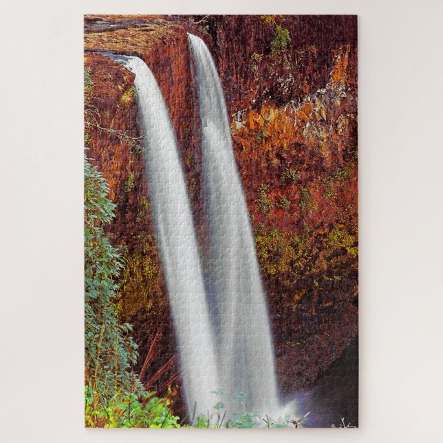 Hawaiian Waterfall Jigsaw Puzzle (Vertical)