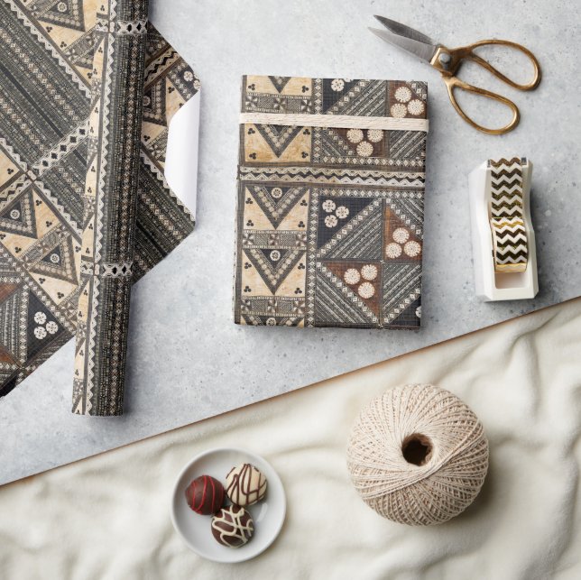 Hawaiian Wedding Tapa Cloth Wrapping Paper (Crafts)