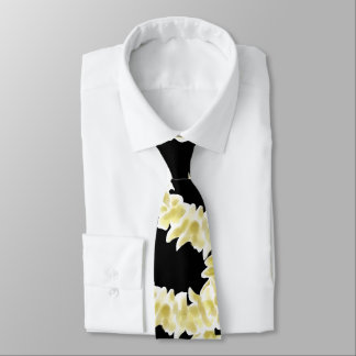 Hawaiian White Plumeria Lei Elegant Floral Tie