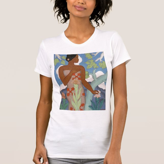 'Hawaiian Woman' - Arman Manookian T-Shirt (Front)