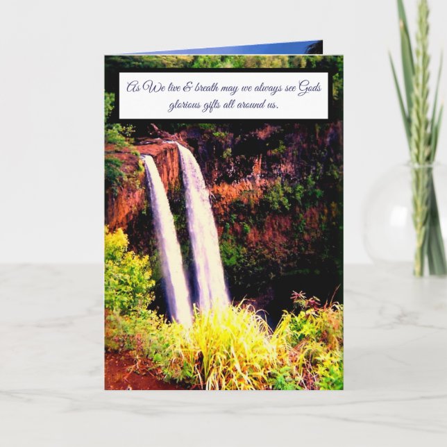 Hawaiian Words and Quotes Card (Front)