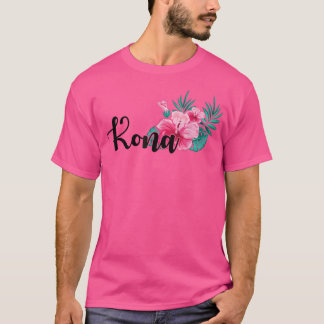 HawaiianMen Women Kona Hawaii Hibiscus Flower  T-Shirt