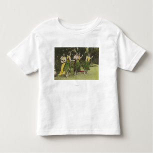 HawaiiHula Dancers in ColorHawaii Toddler T-Shirt