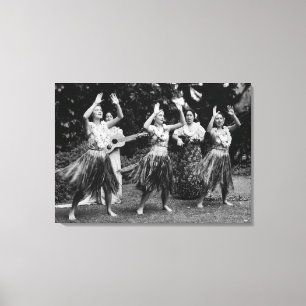 HawaiiHula Dancers PhotographHawaii Canvas Print
