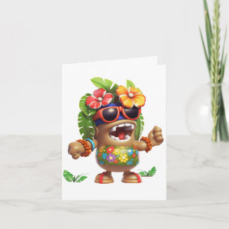 Hawaiin Shirt Guy Invitation