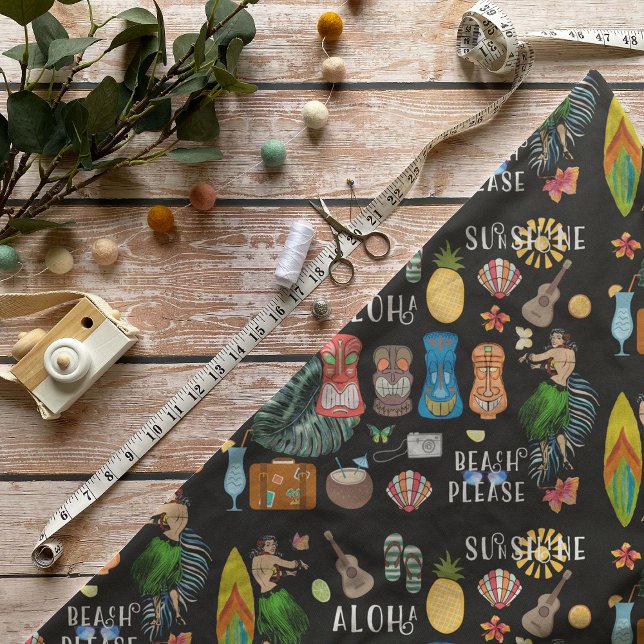 Hawaiin Tiki Fabric (Creator Uploaded)