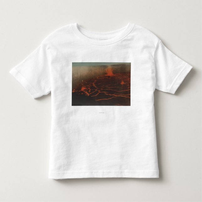 HawaiiView of Lava Trails in KilauerHawaii Toddler T-Shirt (Front)