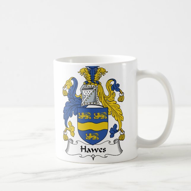 Hawes Family Crest Coffee Mug (Right)