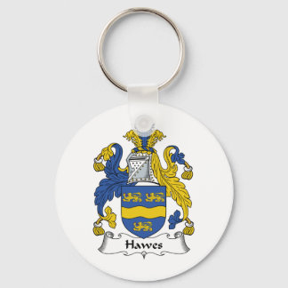 Hawes Family Crest Key Ring