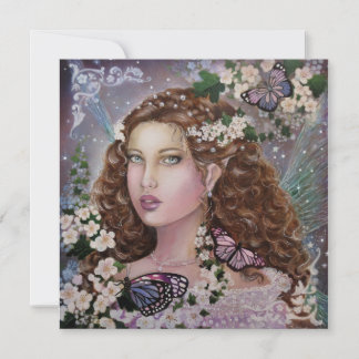 Hawhtorn fairy queen flat card