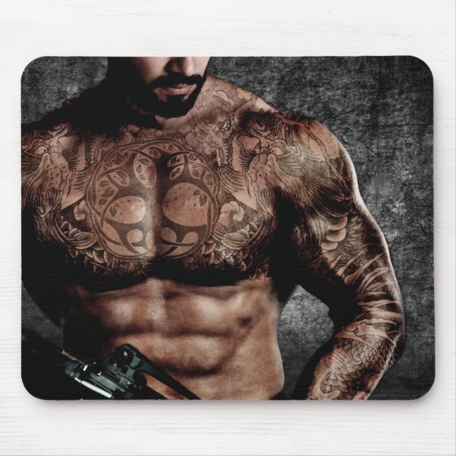 Hawk Artwork Mousepad (Front)