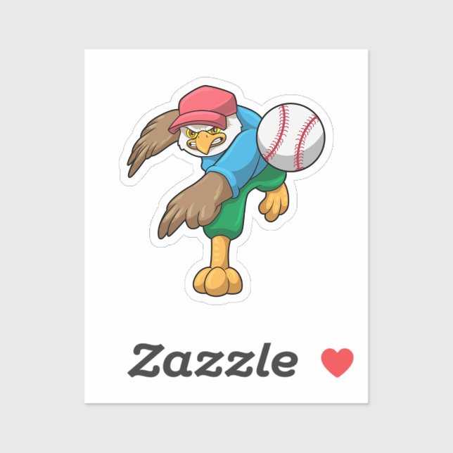 Hawk at Baseball with Baseball bat (Sheet)