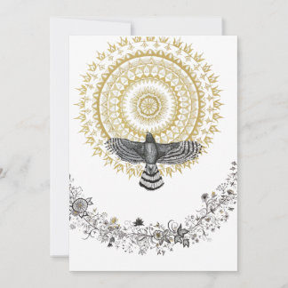 Hawk Dreams Large Flat Note Card