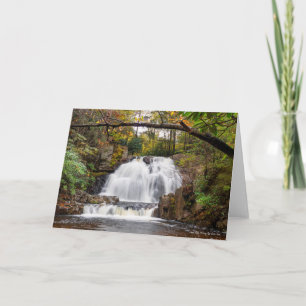 Hawk Falls in Autumn Card