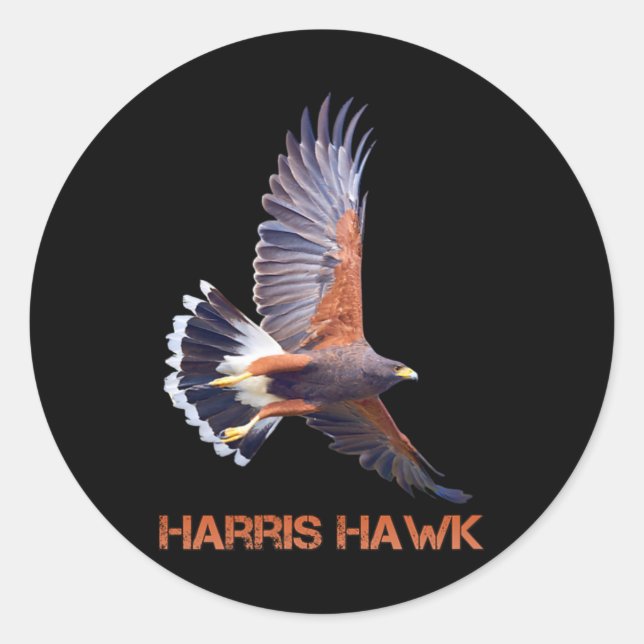 Hawk Kamala Harris For President  Classic Round Sticker (Front)