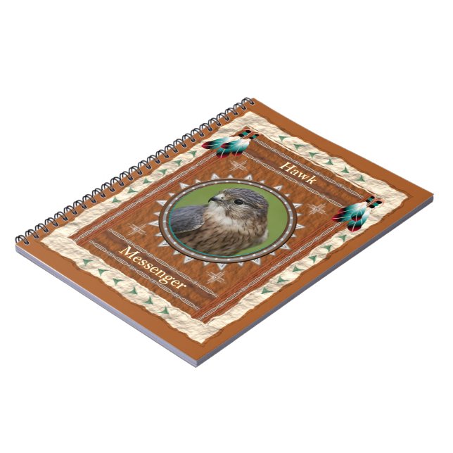 Hawk  Messenger Energy Spiral Notebook (Left Side)