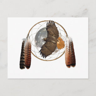 Hawk Moon Postcard