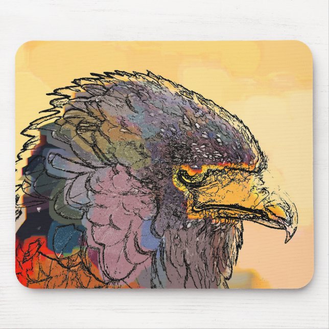 HAWK MOUSE PAD (Front)