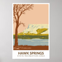 Hawk Springs State Recreation Area Wyoming Vintage