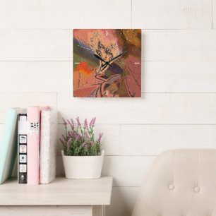 HAWK SQUARE WALL CLOCK