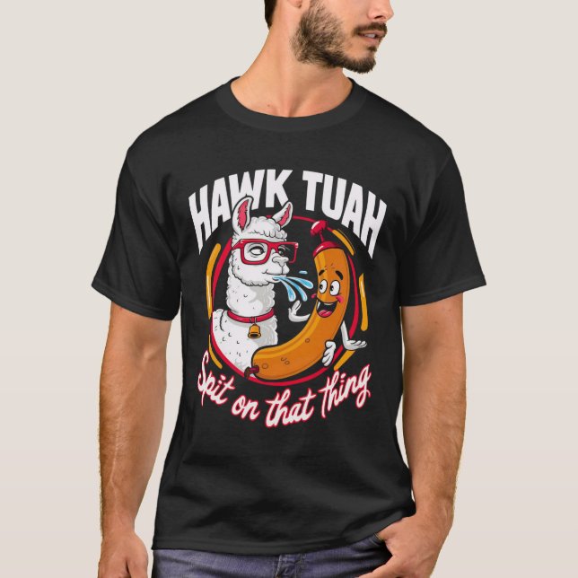 Hawk Tuah Spit on that thang Classic T-Shirt (Front)
