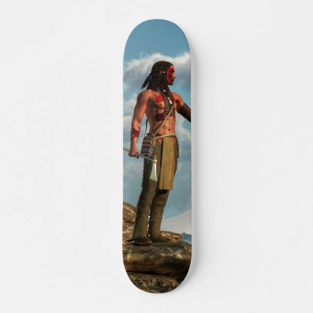 Hawk Warrior Skateboard (Front)