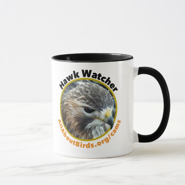 Hawk Watcher Ezra Photo Mug (Right)