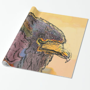 HAWK WRAPPING PAPER