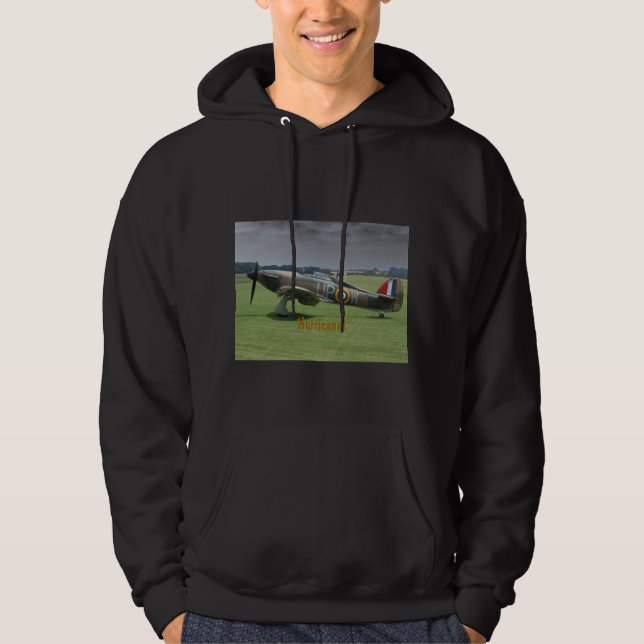 Hawker Hurricane hooded t-shirt Hoodie (Front)