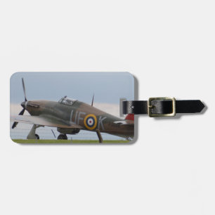 Hawker Hurricane Three Quarter View Luggage Tag