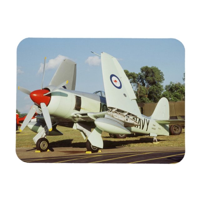 Hawker Sea Fury at CAF, Minnesota Wing, at the Magnet (Horizontal)