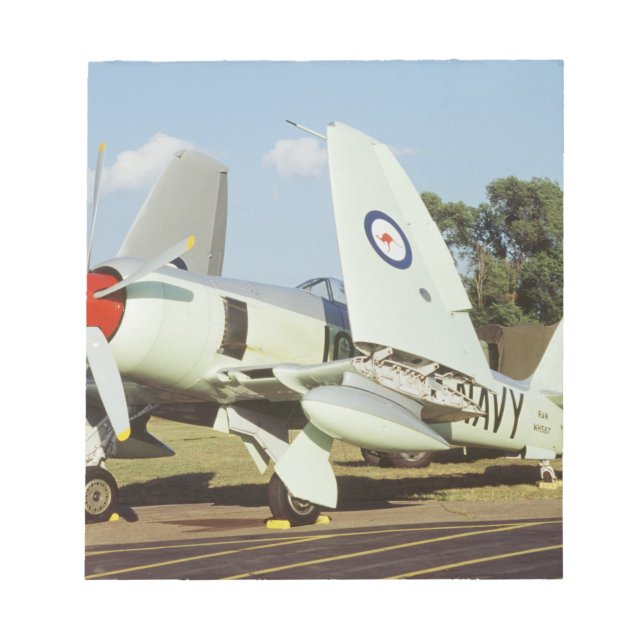 Hawker Sea Fury at CAF, Minnesota Wing, at the Notepad (Front)
