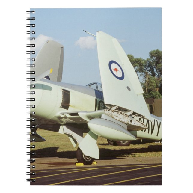 Hawker Sea Fury at CAF, Minnesota Wing, at the Spiral Notebook (Front)