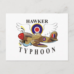 hawker typhoon postcard