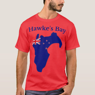 Hawkes Bay Region map New Zealand T-Shirt