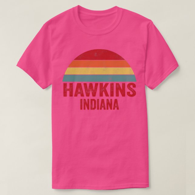 Hawkins Indiana T-Shirt (Design Front)