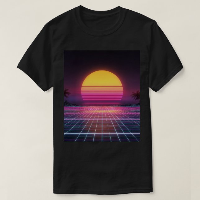 Hawkins Retro Wave T-Shirt (Design Front)