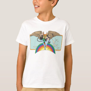 Hawkman Flies Thru Sky T-Shirt