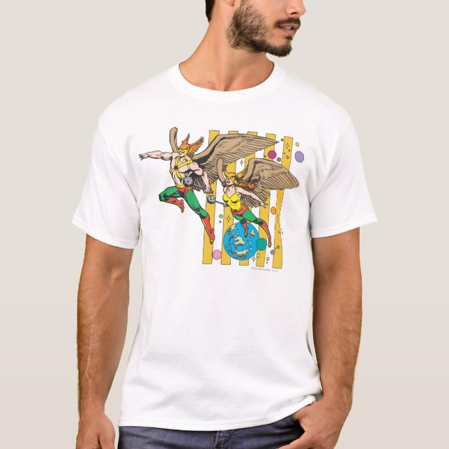 Hawkman & Hawkwoman T-Shirt (Front)